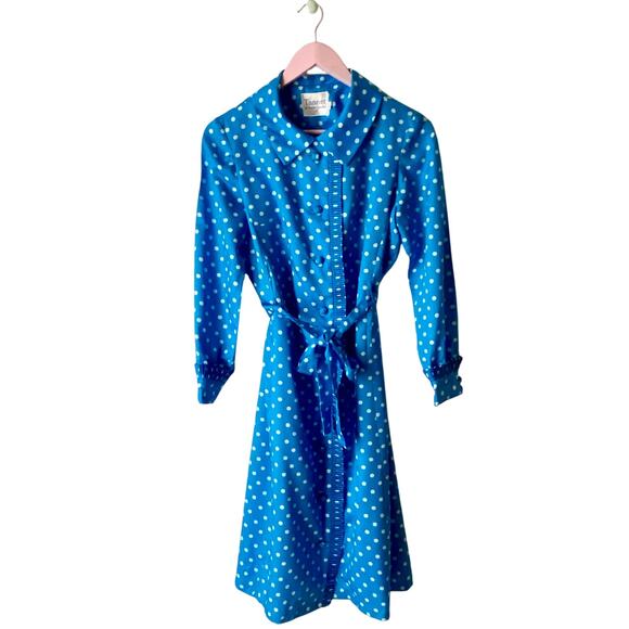 Vintage Tanner of North Carolina Polka Dot Dress - Picture 1 of 5